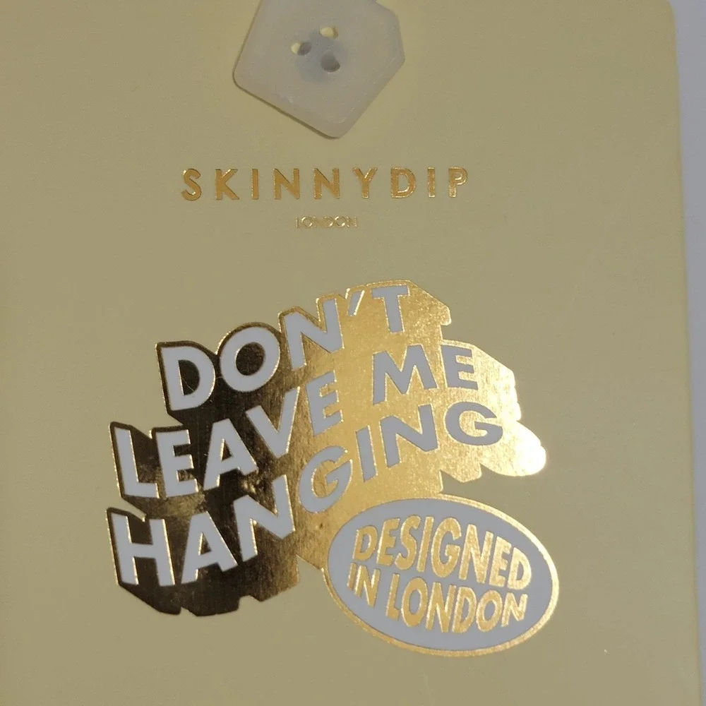 Skinny Dip London Lucky Koi Fish Chinese Takeout‎ Bag Charm Keychain Tassel NWT